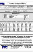 Image result for Pressure Switch Calibration Sheet