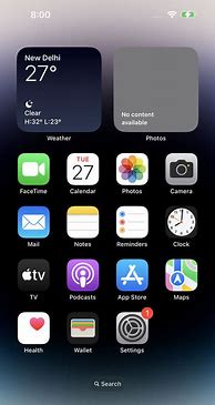 Image result for O iPhone 14 Home Screen