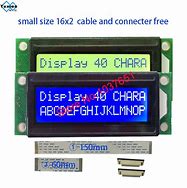 Image result for LCD 1602 Tabel