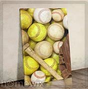 Image result for softball bats wall decor