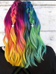 Image result for Unicorn Glitter Hair