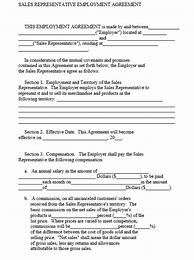 Image result for Sales Representative Agreement Template