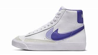 Image result for Nike Blazers Purple Swoosh