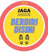 Image result for Logo Jarak 1 Meter