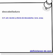 Image result for descabelladura