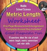 Image result for Measuring Metric Length Worksheet