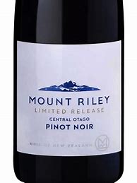 Image result for Mount Riley Pinot Noir