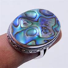 Image result for Ring with Abalone Shell in It