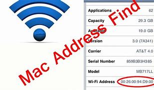 Image result for WiFi Mac Address