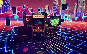 Image result for Neon Retro Arcade Games