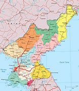 Image result for Map North Korea India-China