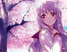 Image result for Anime Girl with Cherry Blossoms a Litte Bit Easy