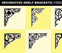 Image result for Decorative Shelf Brackets