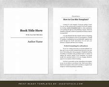 Image result for 6X9 Book Template