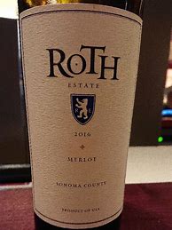 Image result for Roth Estate Merlot