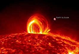 Image result for Image of Earth After Maximum Solar Flare