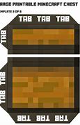 Image result for Minecraft Papercraft Chest