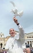 Image result for Pope Francis with Dove