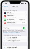 Image result for Settings FaceTime