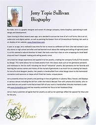 Image result for Artist Bio Example Templates