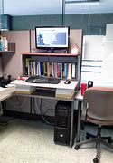 Image result for Small Standing PC Desk