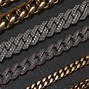 Image result for Gold Chain Thickness Chart