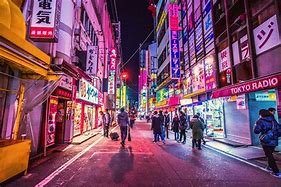 Image result for Real City at Night Japan