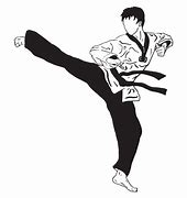 Image result for Taekwondo Kick Clip Art