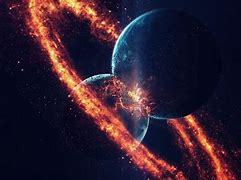 Image result for Planet Collision Wallpaper