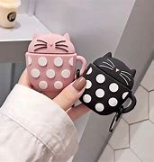 Image result for Pink Cat AirPod Case