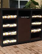 Image result for Pool Towel Cart