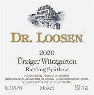 Image result for Dr Loosen Urziger Wurzgarten Riesling Spatlese