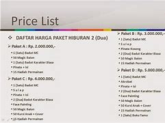 Image result for List Harga Transparan