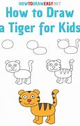 Image result for Draw a Tiger Kids