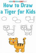 Image result for Draw a Tiger Kids