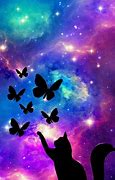 Image result for Galaxy Wallpaper Cute Cat