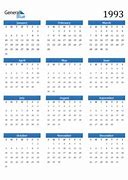 Image result for 1993 Calendar with Week Numbers