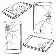 Image result for Cell Phone Cracked Screen Clip Art