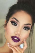 Image result for Purple Lipstick Makeup