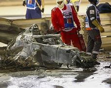 Image result for Where Did Grosjean Crash