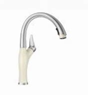 Image result for Biscuit and Stainless Steel Faucet