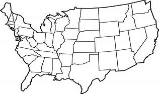 Image result for Blank Vector Us Map
