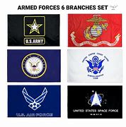 Image result for Us Military Set of 6 Flags