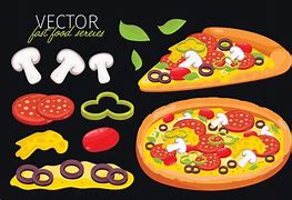 Image result for Mushroom Pizza Cartoon