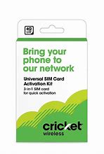 Image result for Cricket Sim Card Activation Kit