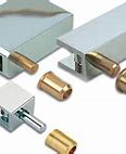 Image result for Clips to Hold Glass in Cabinet Doors