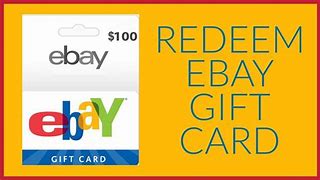 Image result for How to Redeem a Gift Card eBay