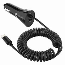 Image result for Short Apple iPhone 8 Plus Car Charger with USB Port