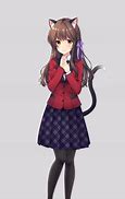 Image result for Anime Cat Girl School Uniform