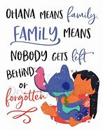 Image result for Leo and Stitch Ohana Means Family